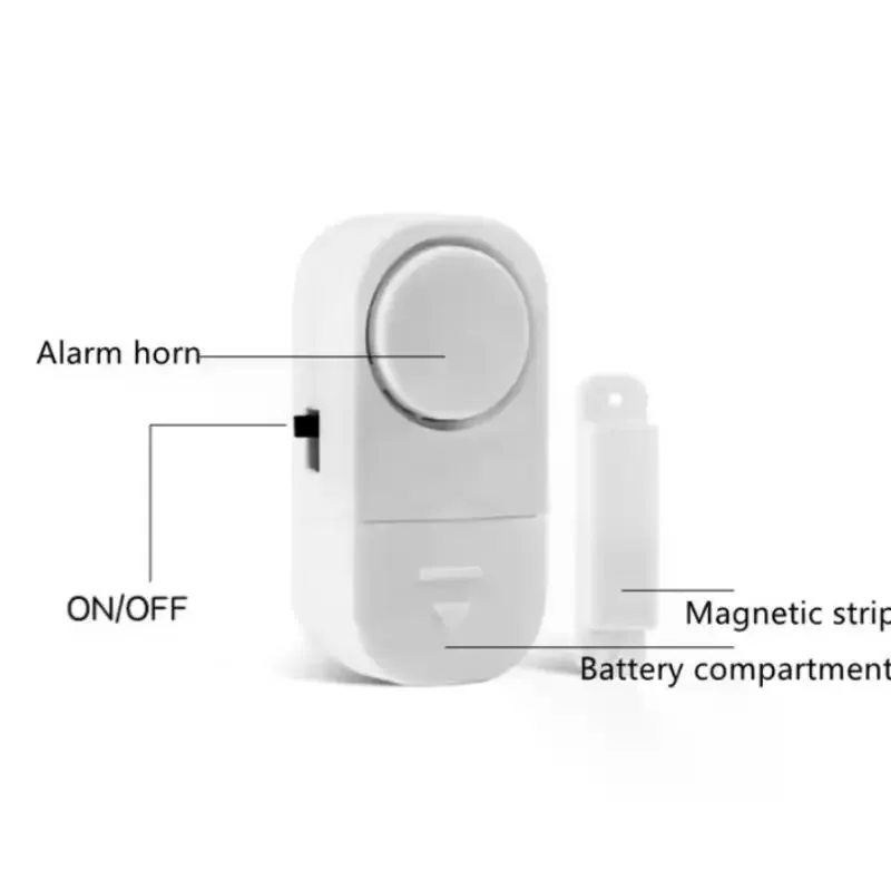 Door And Window Alarm Security Wireless Home Window Door Anti-theft Security Alarm System Magnetic Sensor