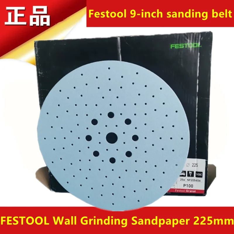 Festo 9-inch 225mm Wall Sanding Paper Mesh Self-adhesive Flocked Car Paint Surface Sanding Durable No Sand Loss