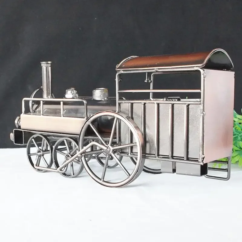 Pure handvlekgelaste trein, geschenken, locomotiefmodelornamenten