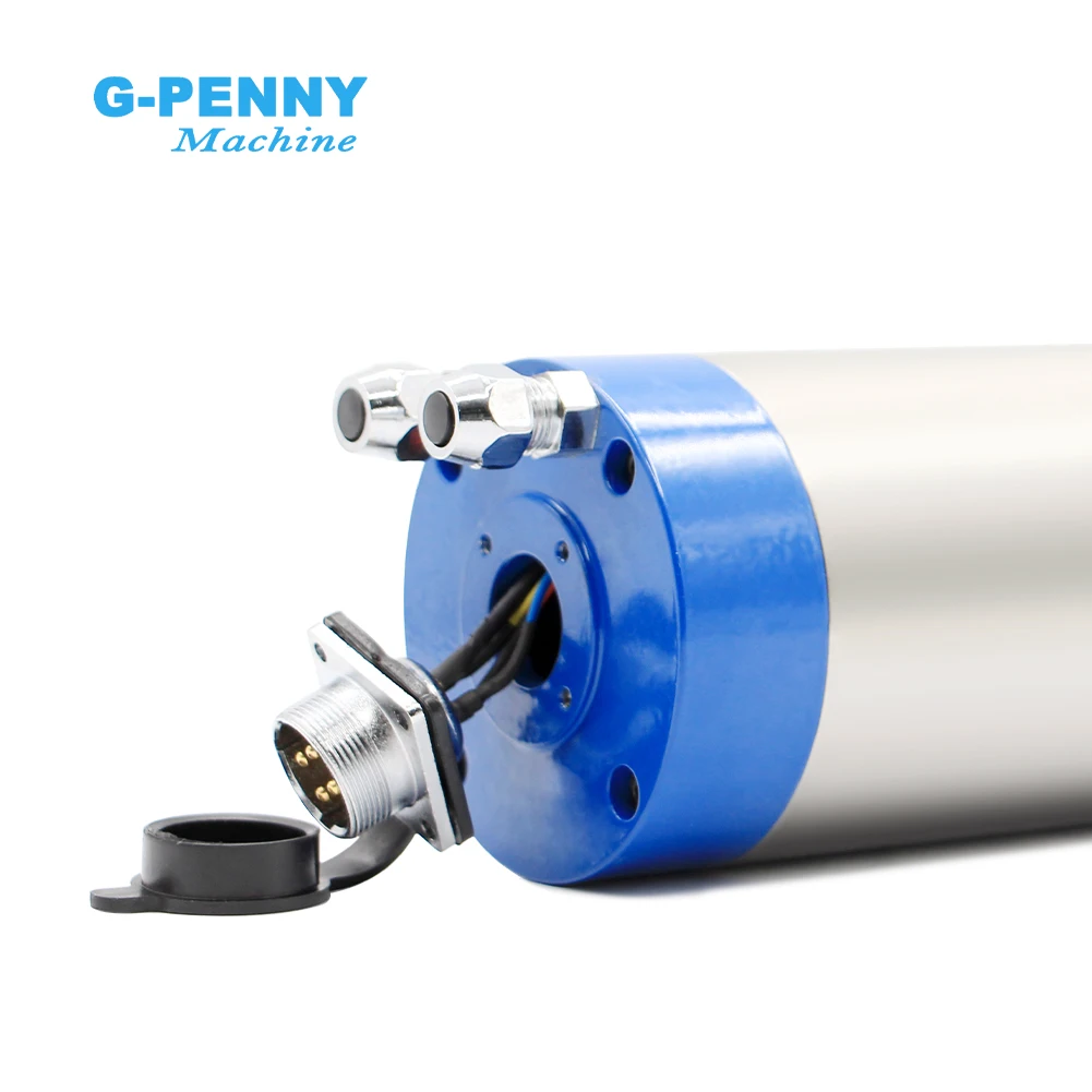 G-Penny 220v/380v 1.5kw ER16 Water Cooled Spindle 400Hz Water Cooling Spindle Motor 80x220mm 4 bearings CNC Engraving Drilling