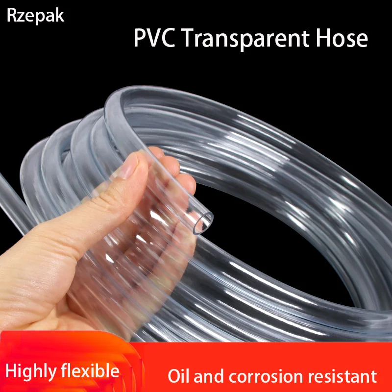 

1/2/5m Transparent PVC Plastic Hoses 2 3 4 5 6 8 10 12 14 16 18 20 25mm Inner Diameter High Quality Water Pump Tube Hose