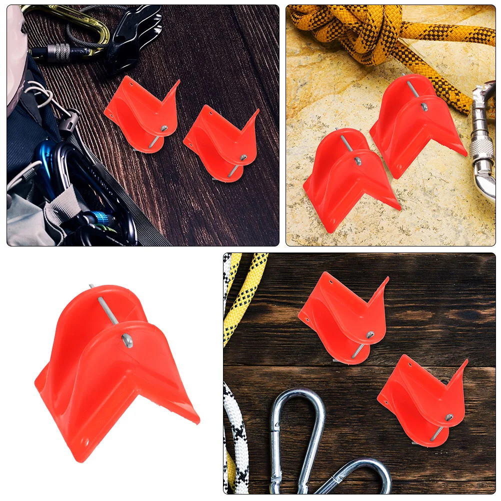 6 Pcs Rope Protector Emergency Safety Corner Guard Mountaineering Climbing Accessory Plastic Ropes Edge