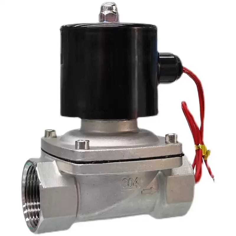 Suitable for SHENGLING 2S‑35 Stainless Steel Fluid Solenoid Valve 1.2 Inch Thread Water Fluid Control Valve Replacement Part