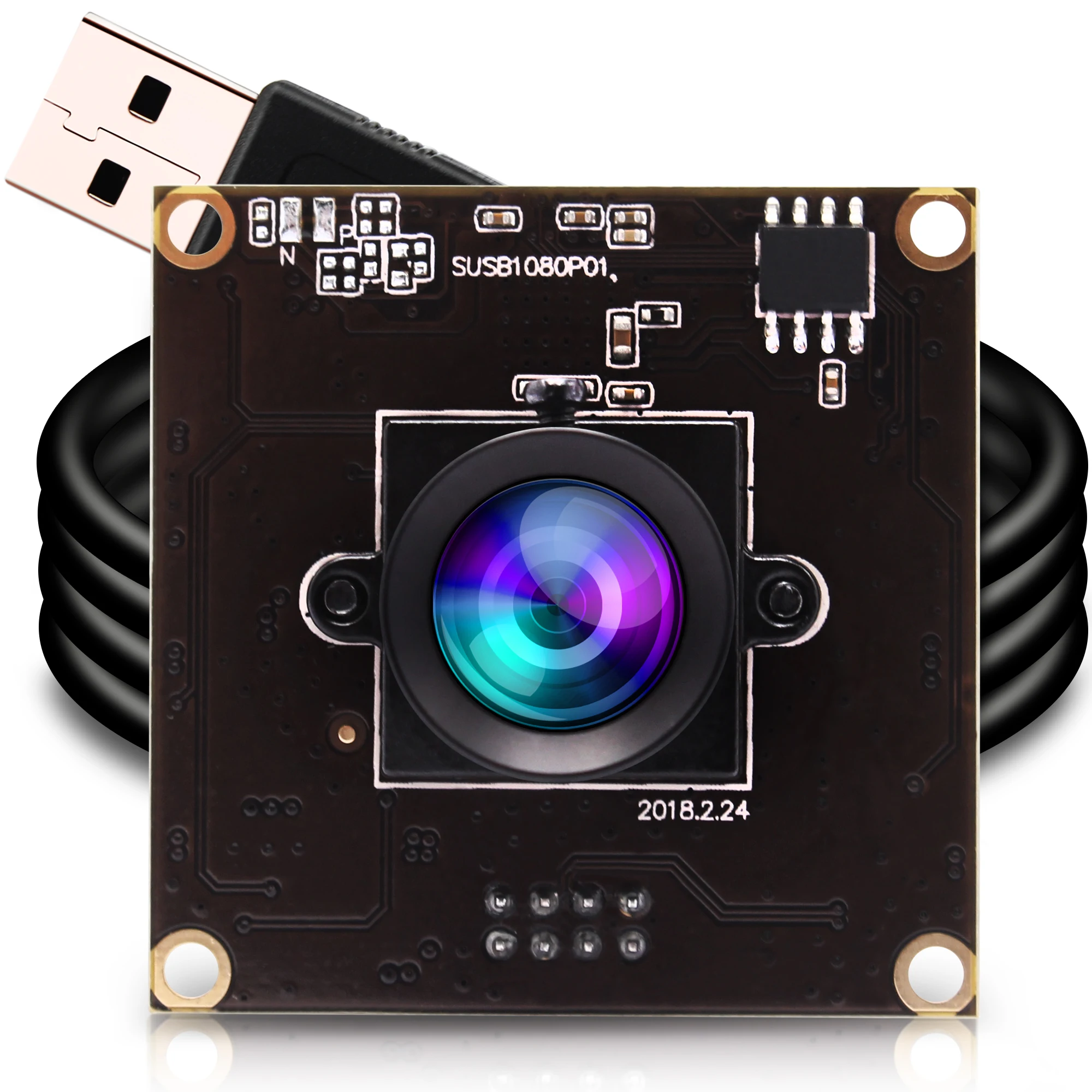 GOOD IMX291 USB 3.0 Webcam MJPEG YUY2 50fps High Speed 2 Megapixel UVC OTG Mini 1080P Camera Module for Android Linux Windows Ma