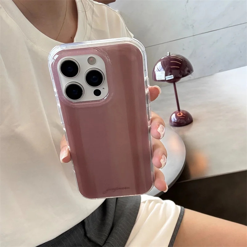 iPhone 16 Pro/15/14 Pro Max/16 Pro Max/15 Pro用 ファッション シンプル スマホケース カバー ミニマリズムデザイン 耐衝撃 かわいい