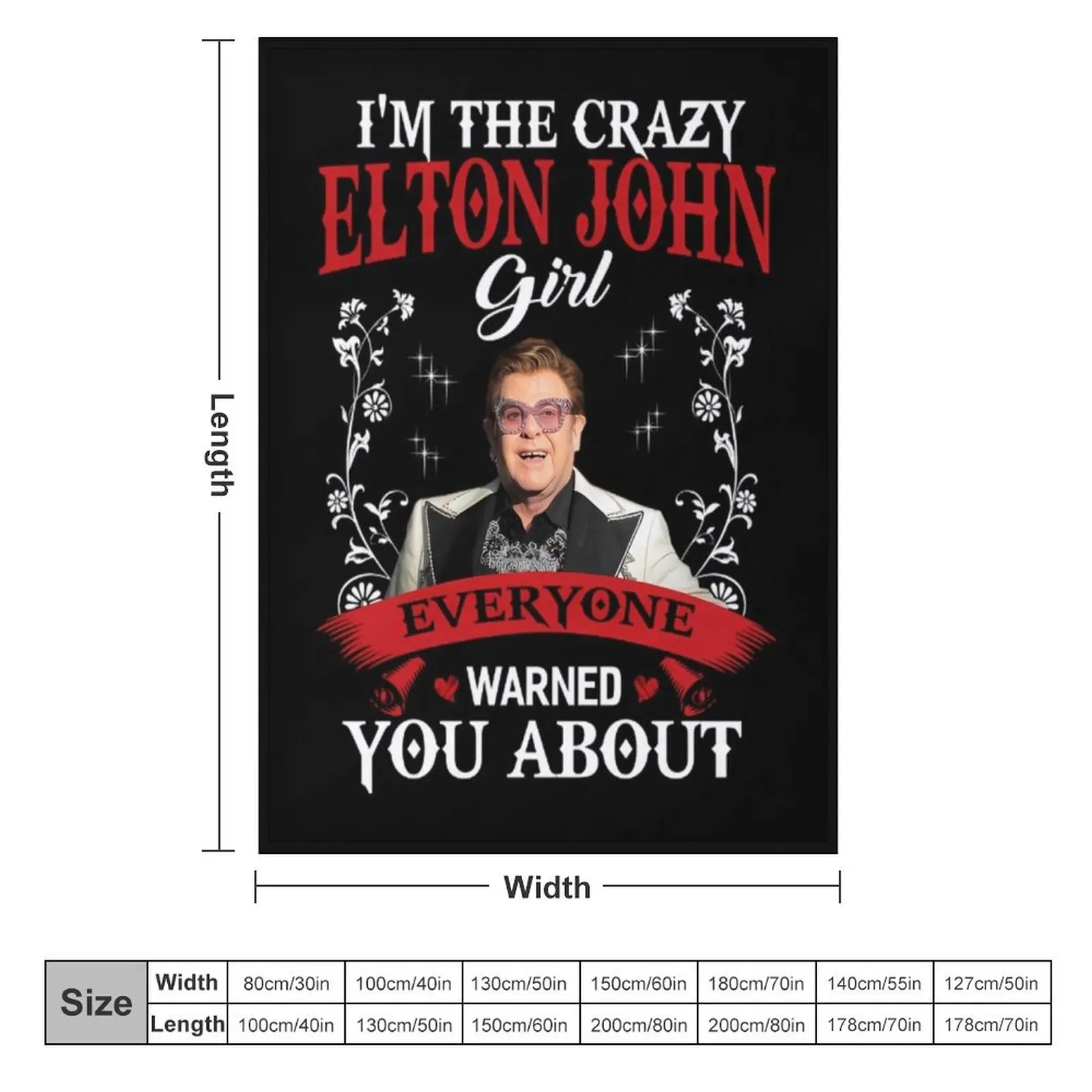 Vintage Sir Elton Country Music - Retro Elton Rocket Man Throw Blanket Thins warm winter Blankets