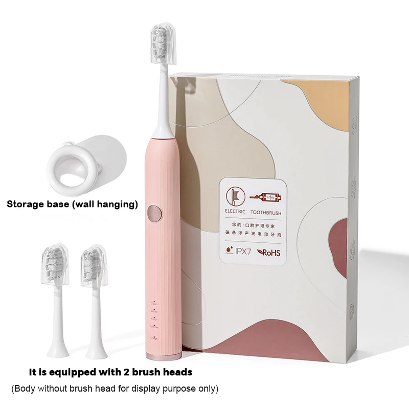 Smart Rotating Electric Toothbrush, Rechargeable Rotary Toothbrush Heads, Compatible with Oral B Replacement Brush Heads