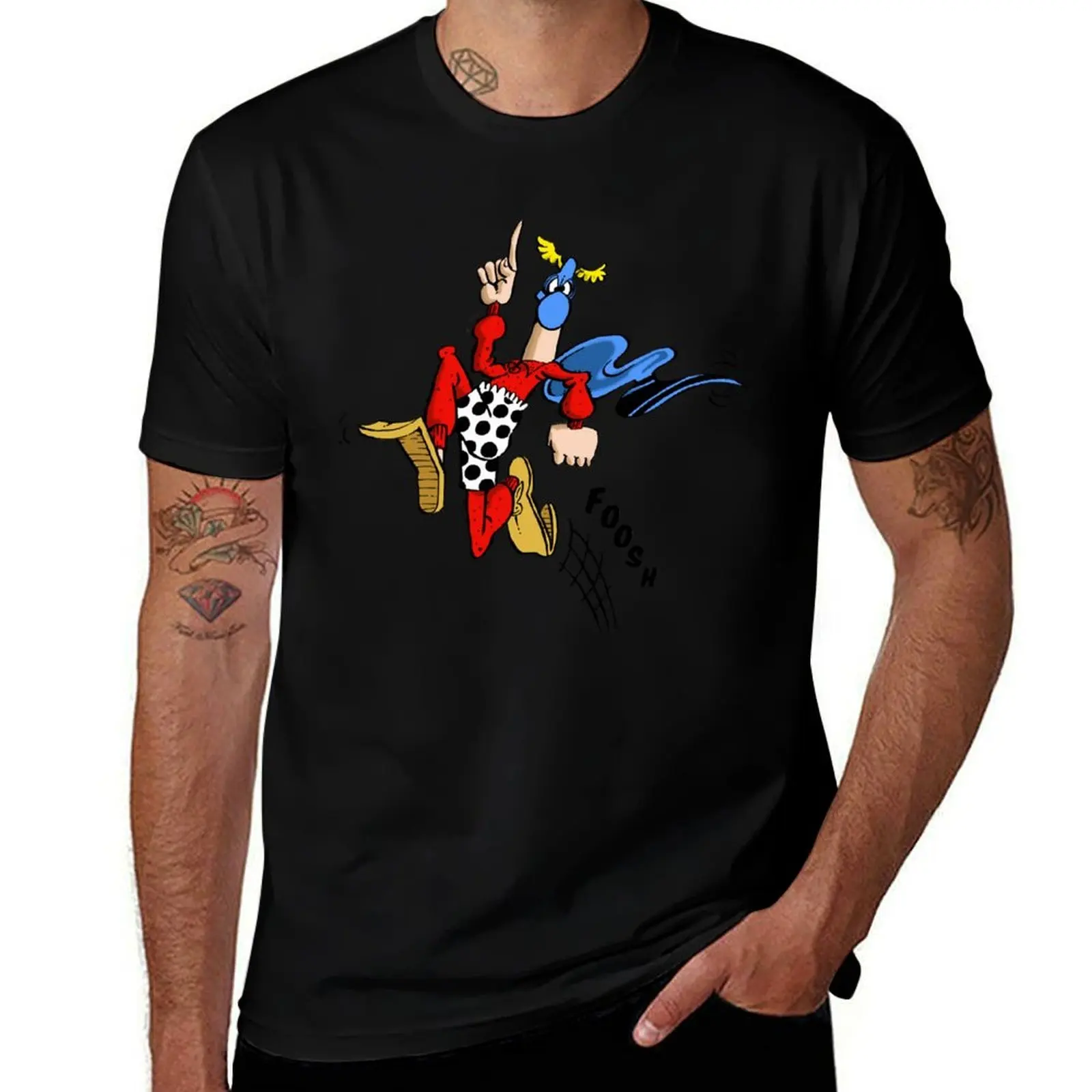 

Mad Magazine Captain Klutz Shirt, Sticker, Mask T-Shirt Simple Casual Short Sleeve Cotton T-Shirt