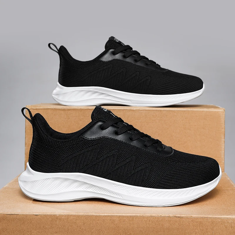 Men's net cloth shoes 2026 summer new breathable running shoes men's light sports walking shoes non-slip men's casual shoes view 2