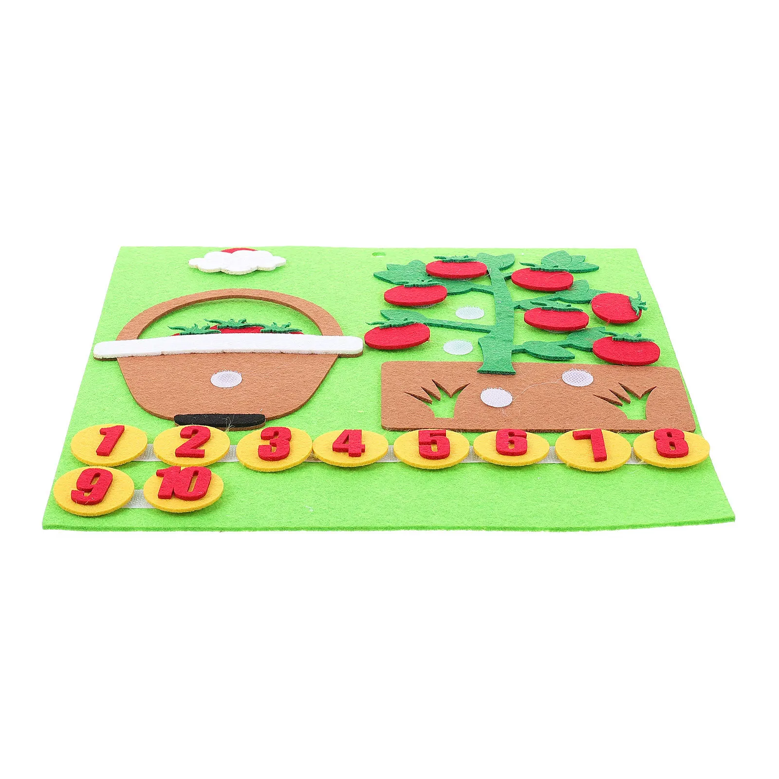 Mathematics Early Education Board Felt Material Children Math Plaything Portable Number Counting Teaching Aid Children Math Toy
