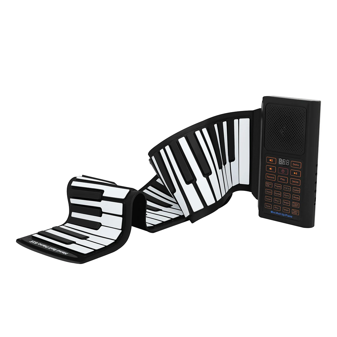 Hot Sale Foldable Silicone Portable Soft Keyboard Hand Rolled Organ 61keys Digital Electronic Piano