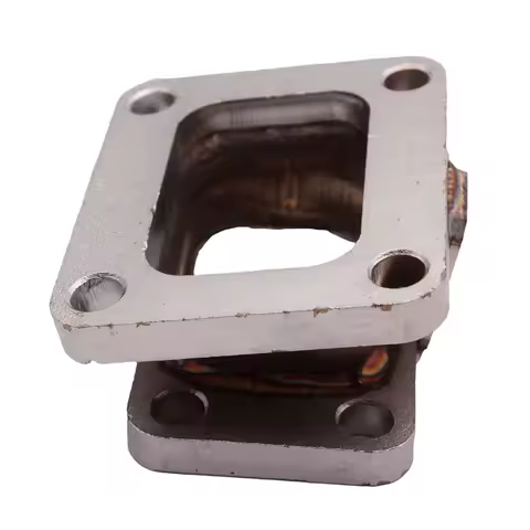 T3 To T4 Turbo Manifold Adapter Flange Conversion Convertor Cast Iron .