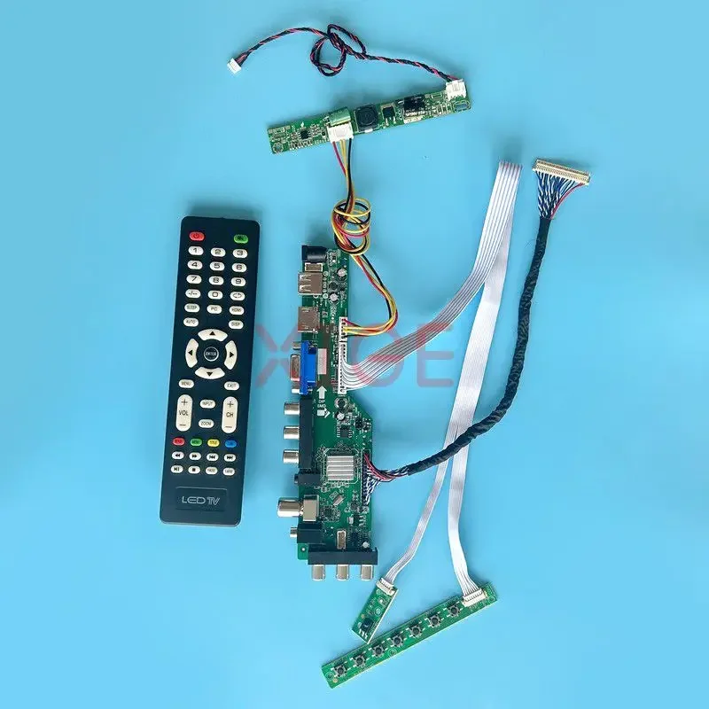 

For LTM220MT09 LTM220MT12 Controller Driver Board DVB Digital Signal USB+DHMI+VGA+AV DIY Kit LCD Panel 22" LVDS 30-Pin 1680*1050