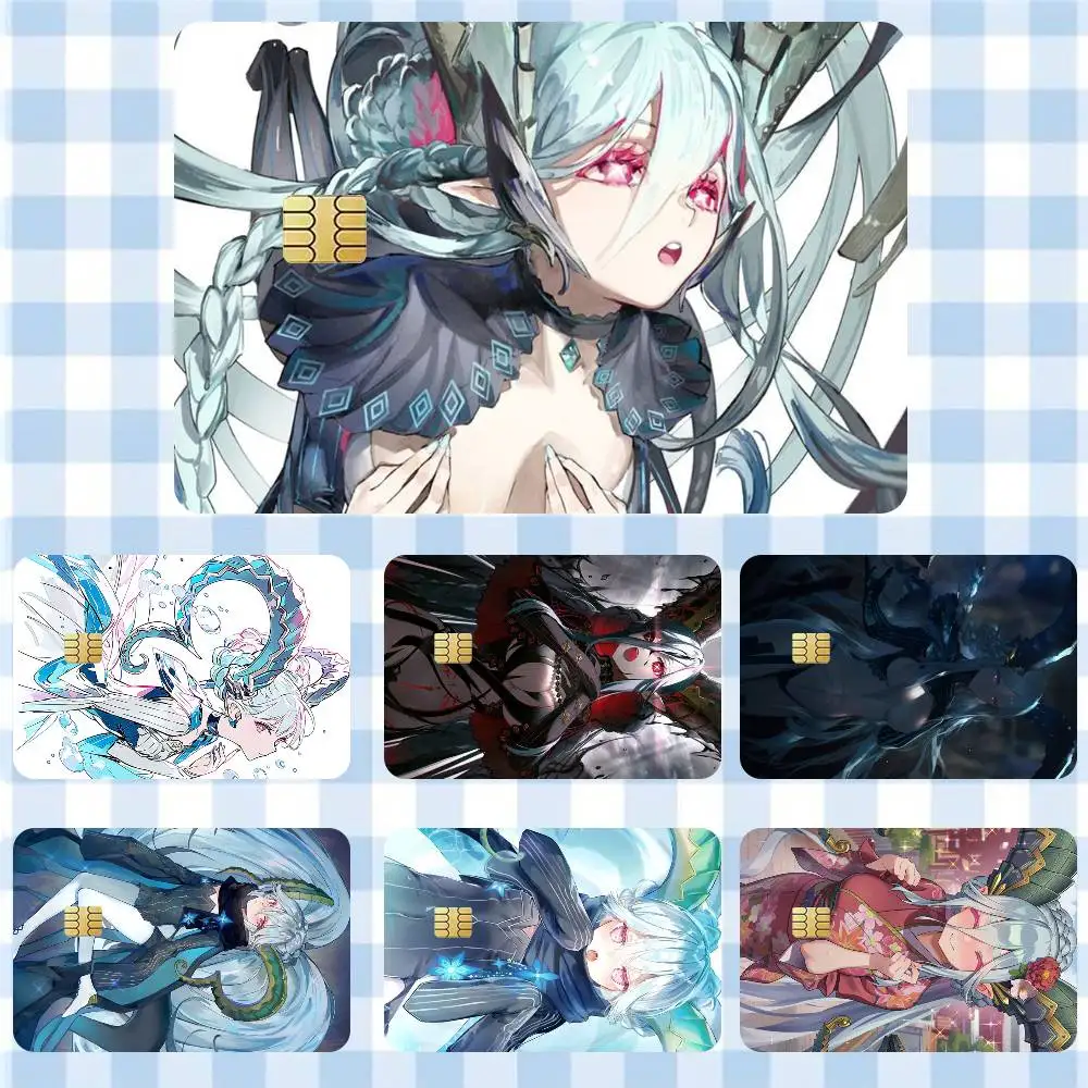 

Tiamat F-Fate F-FGO Sticker Film Tape Skin for Credit Card Debit Card Cartoon Waterproof Stickers