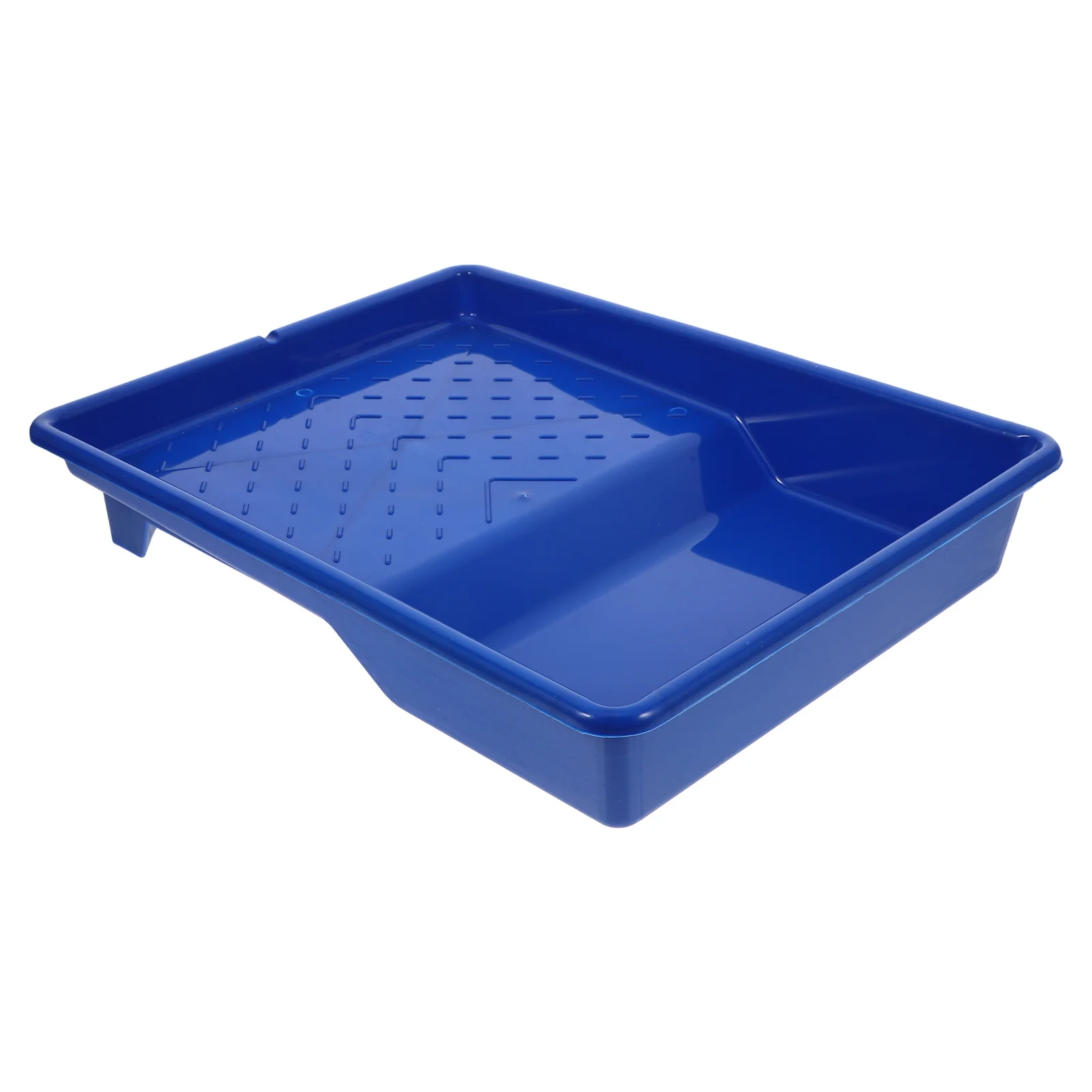 

Plastic 9-Inch Paint Tray Universal Disposable Paint Roller Pan Liners for Painting Walls Blue Watercolor Mixing Tray