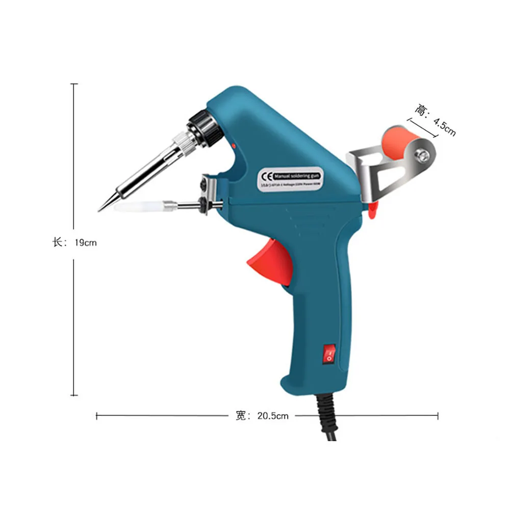 Kit torcia per saldatura elettronica da 6080W calore interno che aiuta il saldatore a mano Set macchina per l\'alimentazione automatica dello stagno