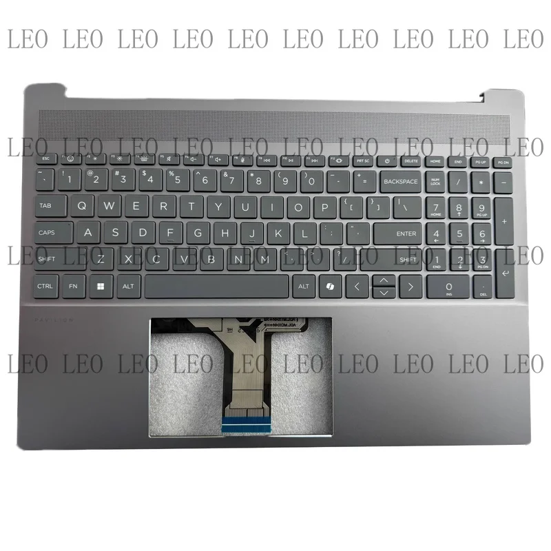 MY New Palmrest Upper Case US Backlit Keyboard For HP Pavilion 16-AF 16-AG Gray