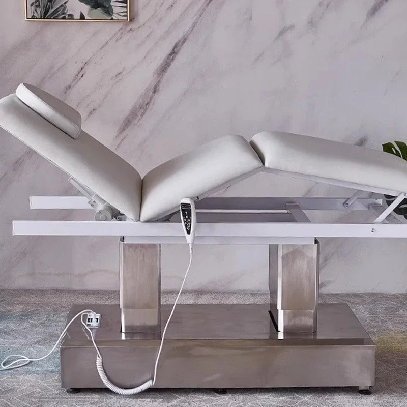 كرسي التدليك كامل الجسم سرير التجميل الكهربائي صالون الأثاث الأريكة المعدات المهنية أداة تدليك العلاج الطبيعي بيلاتيس #6