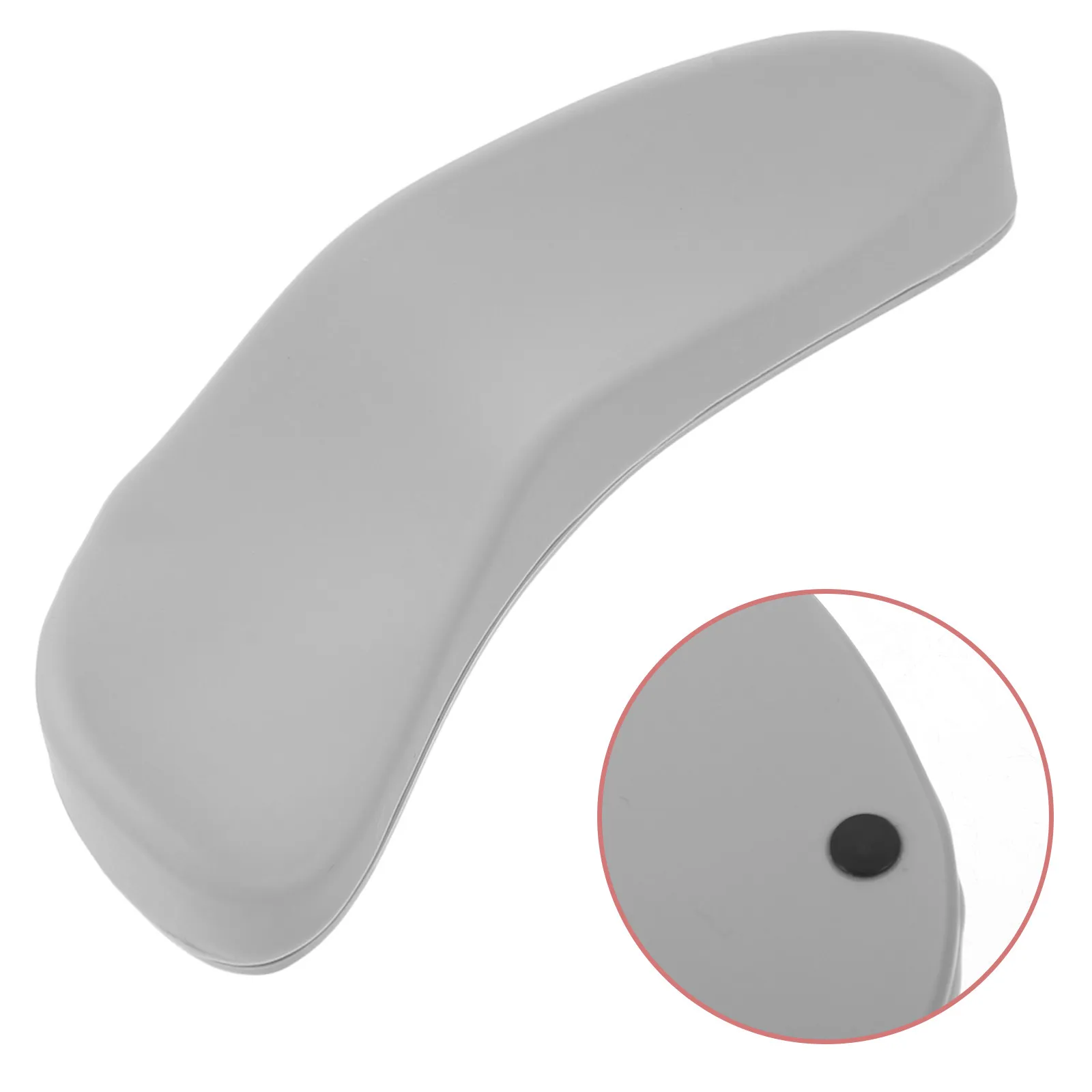 

Black Silicone Wrist Rest Pad Ergonomic Design Non-Slip Computer Mouse Support Office Gaming Use Wrist Rest Supple Mouse Pad