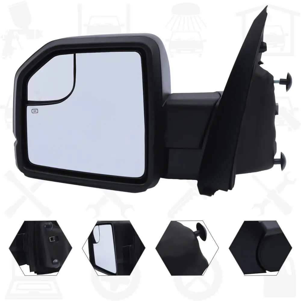 Mirror Driver Side For 2015 2016 2017 2018 FORD F150 Ford F150 Truck Replacement