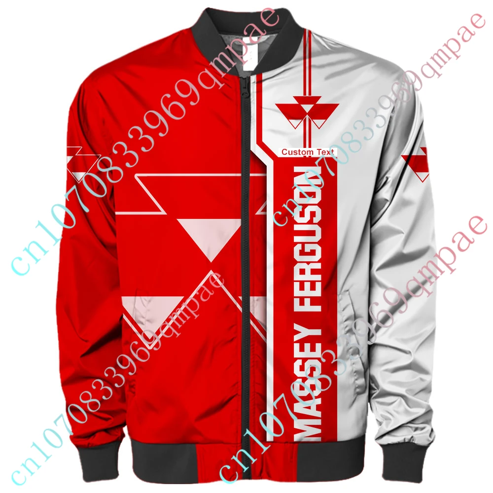 Massey Ferguson Clothing Thick Coats Techwear Baseball Uniform Jackets For Men Bomber Jacket Harajuku Windbreaker Custom Logo