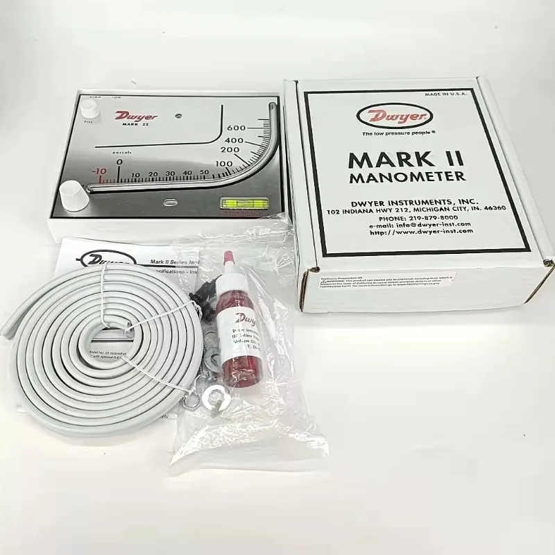 Red Oil Differential Pressure Tachymeter MARK II M-700Pa Negative Pressure Anemometer Potentiometer