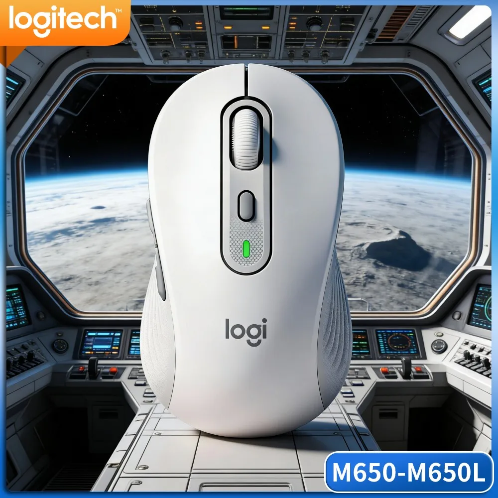 Logitech M650/M650L Signature Wireless Mouse Comfort Hand Fit Long Standby Battery Adjustable DPI Desktop Notebook Work