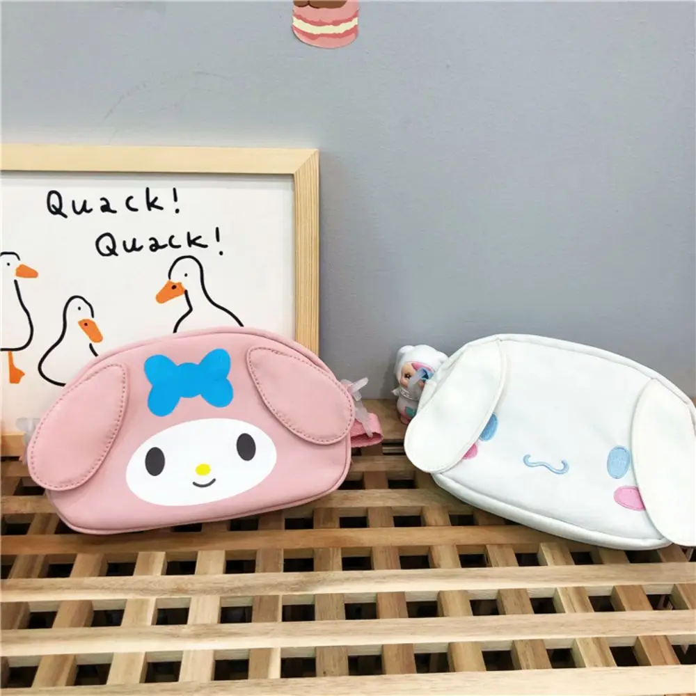 

Sanrio Crossbod Bag Kuromi My Melody Simple Hobos Chest For Students Cinnamoroll Children Shoulder Bags Travel Backpack Girl