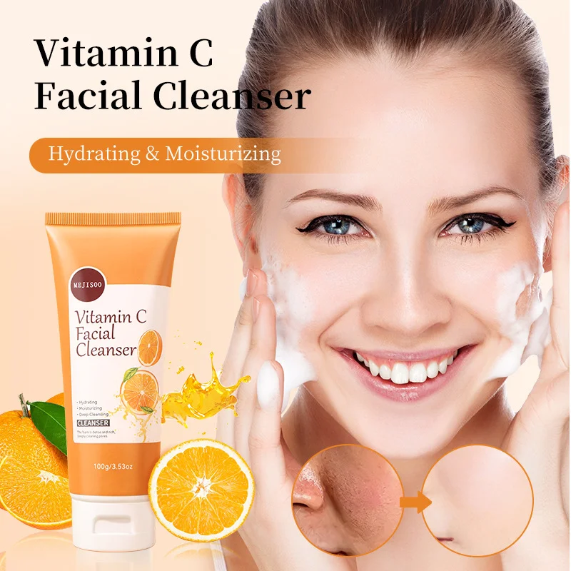 o-leite-de-limpeza-de-vitamina-c-de-curcuma-e-uma-limpeza-profunda-controle-de-oleo-brilho-suavizante-da-pele-e-limpador-hidratante