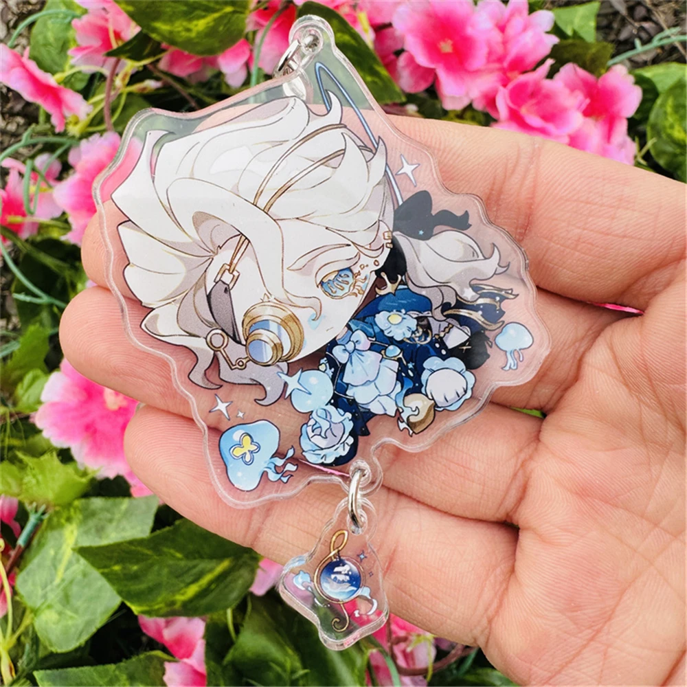 Game Identity Ⅴ Frederick Kreiburg Composer Andrew Kreiss Grave Keeper Cosplay Costumes Key Chain Keychain Accessories Pendant image 5