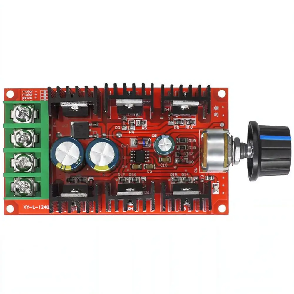 Electronic Motor Governor 9V 50V 2000W Power Regulator For Kemeixing Brush Motor Speed Control With External Knob