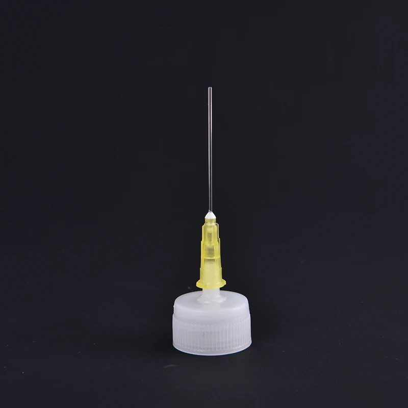 Flacone erogatore di aghi in polietilene trasparente da 3 pezzi da 50ml per pasta di flusso per saldatura di colofonia + 3 strumenti per aghi