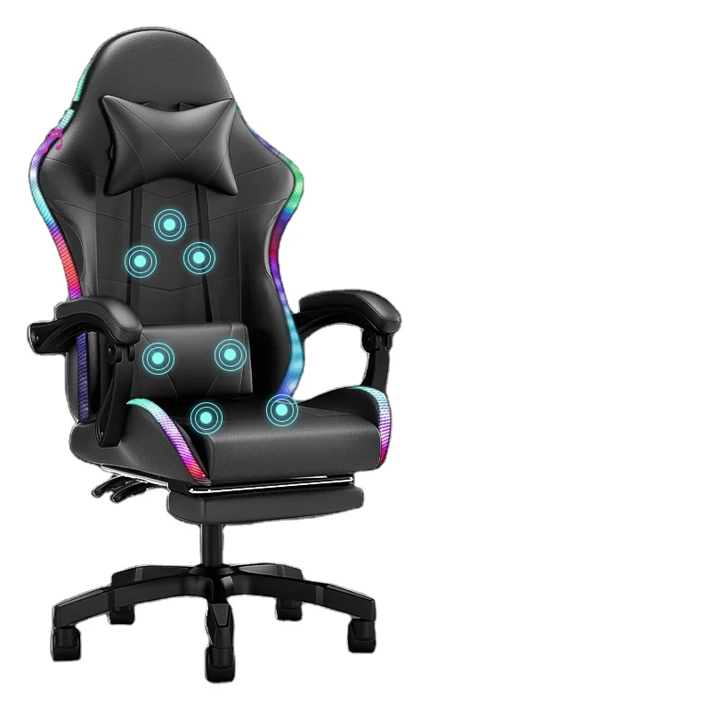 Wholesale Prices Computer Gaming Chair for Adults with Lights and Speakers