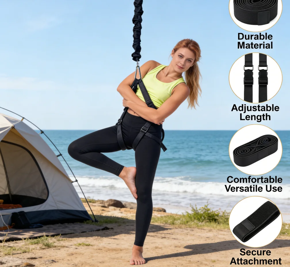 Cinto de Yoga 5D Portátil de A - Pilates Yoga Aerial avaliação e preço