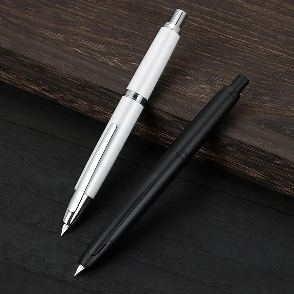 Jinhao 10 Classic Press Retractable Fountain Pen  Mb Luxury Capless Portable Design EF/F 0.38/0.5mm Nib Ink Pens for Writing