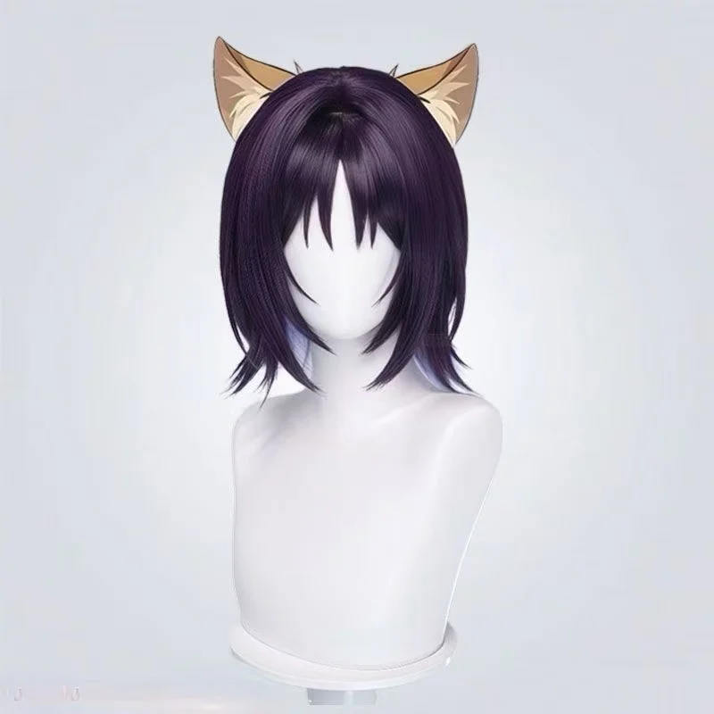 Cosmic Princess Kaguya Sakayori Iroha Cosplay Wig Matte High Temperature Fiber Purple Blue Gradient Wig For Halloween Comic Con