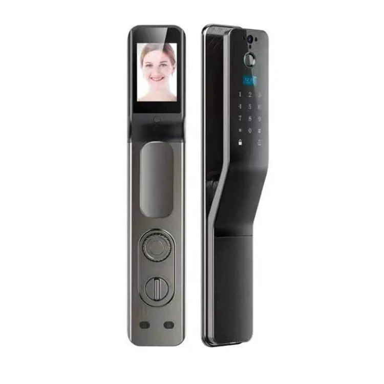 New Security Video Camera Tuya App Smartlock Fingerprint Password Smart Door Lock Security Anti-Theft Home Electronics Locks