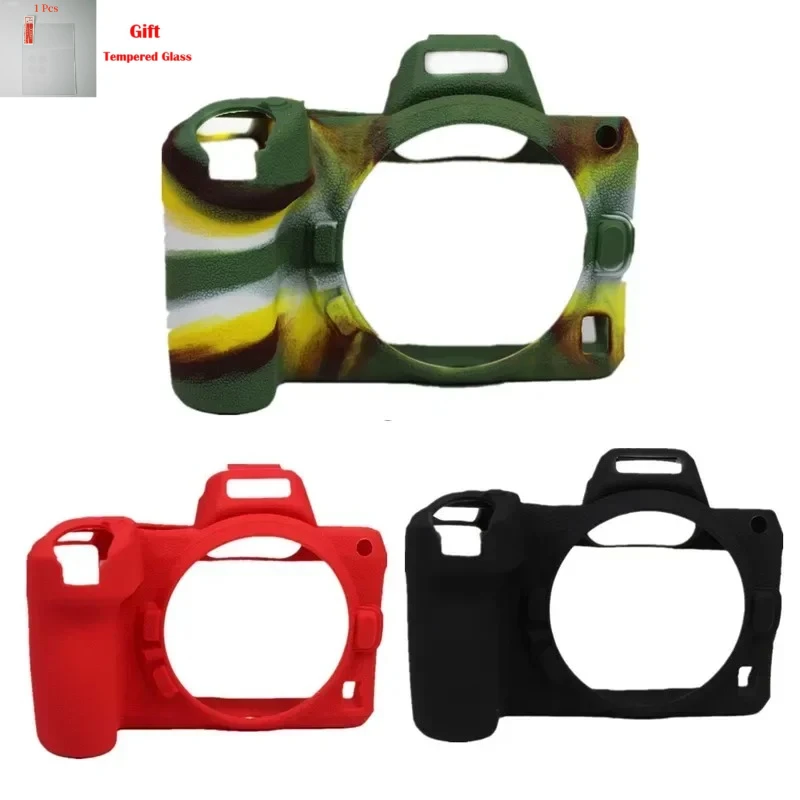 

Camera Bag , For Nikon Z5 Photography Protective cover silicone case camera bag soft rubber case cover + free tempered film