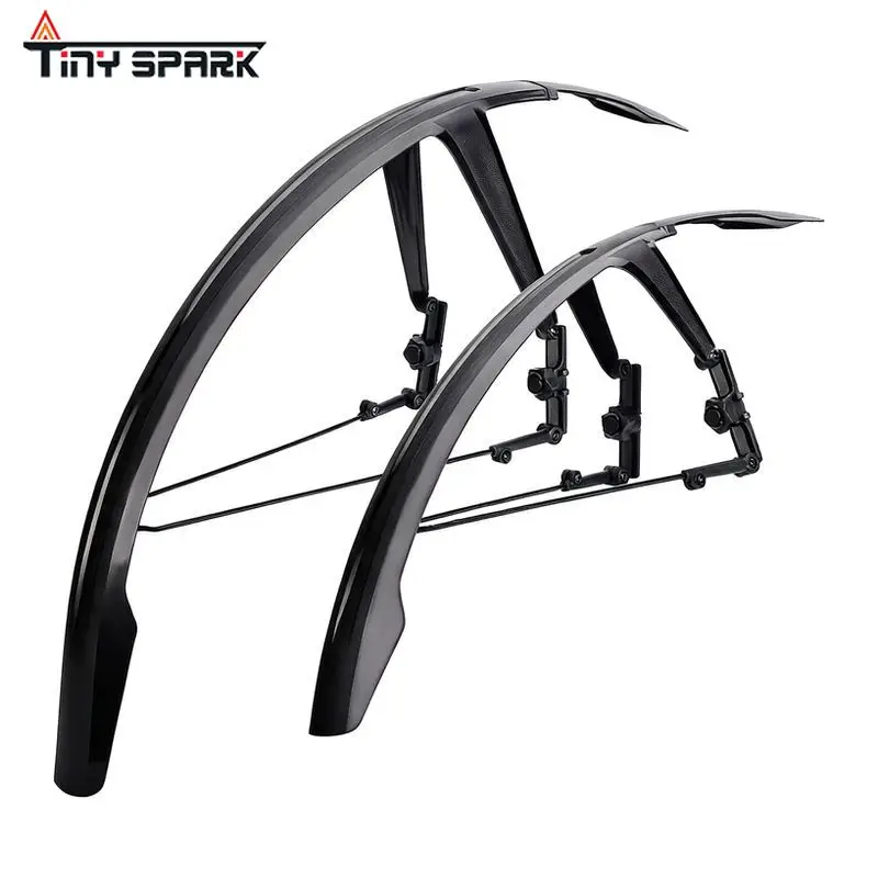 PP Plastic Bicycle Fender Mountain Bike Road Gravel 700C Wheel Splash Plate Riding Accessories