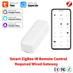 Tuya Zigbee IR Remote Control Smart Universal Infrared for Smart Home Control for TV DVD AUD AC Works with Alexa Google Home