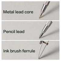 Deli Metal Compass Set  Professional Drafting Exam Drawing Geometry Tool Student Stationery Supplies 3