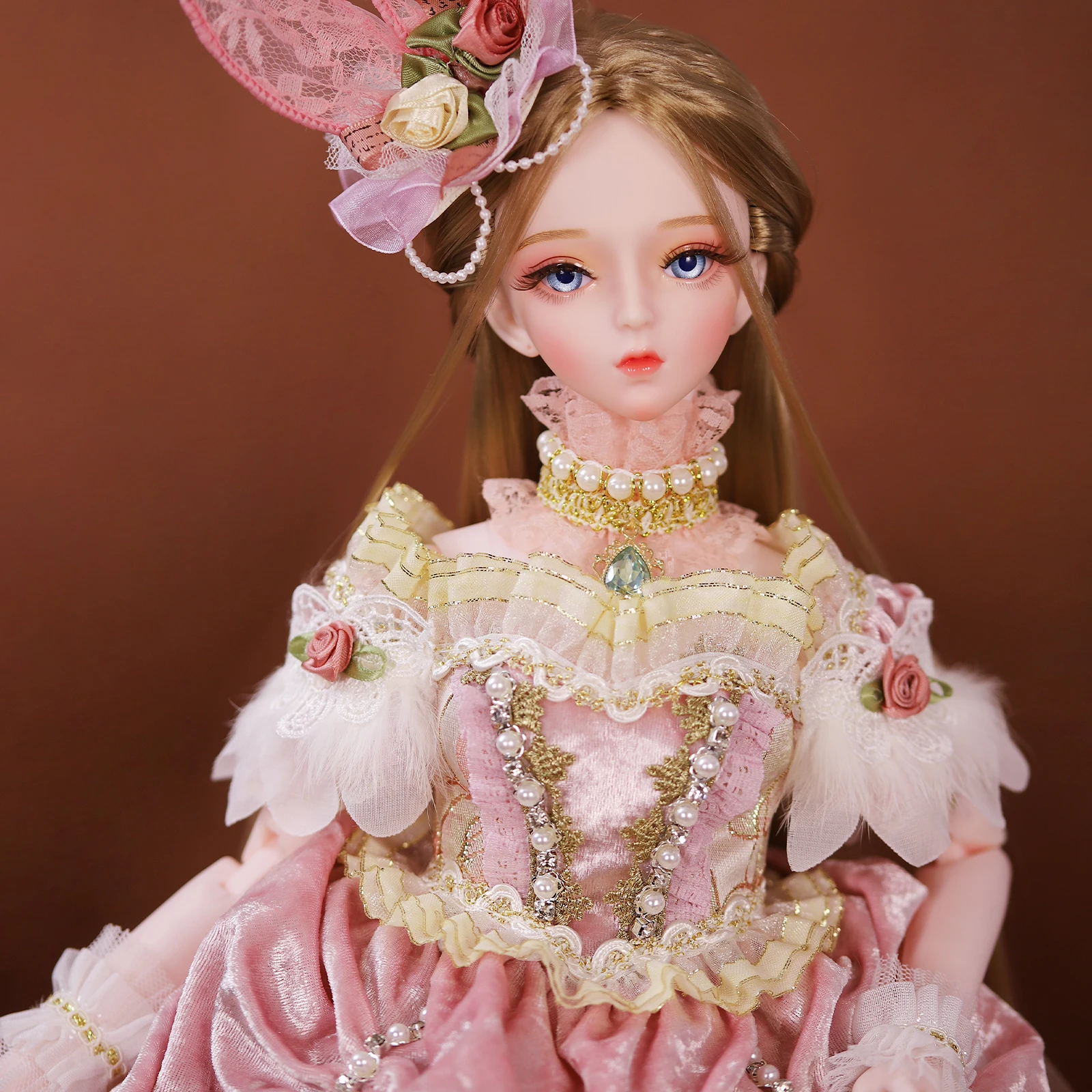 ドリームフェアリー1/3ドールbjd 62cm,コートスタイル,ジョイントボディフィギュア,エレガントでファッショナブルな服,メイクアップ,女の子用