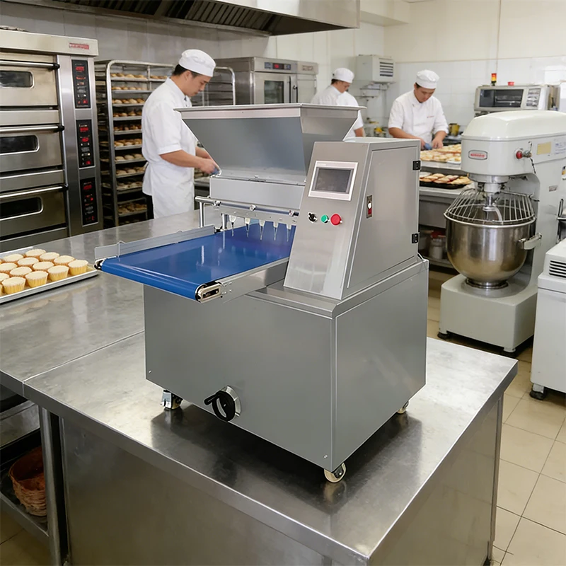 Customized High Precision High Speed Automatic Cupcake Batter Depositor Multifunctional Filling Machine For Commercial