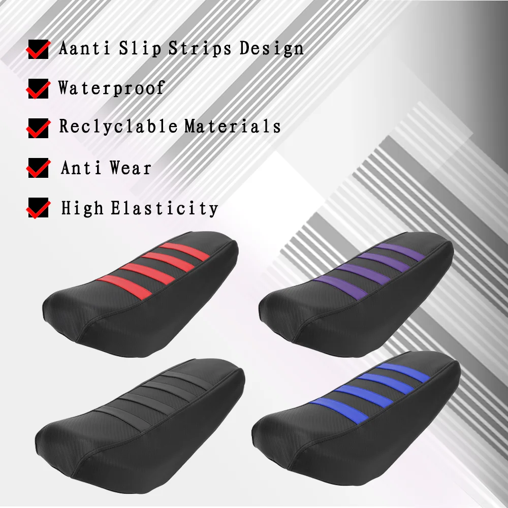 For SUR-RON Surron LB Light Bee S X Motocross Striped Soft Seat Cover PVC Black Red Blue Purple Anti-skid Covers Cushion New