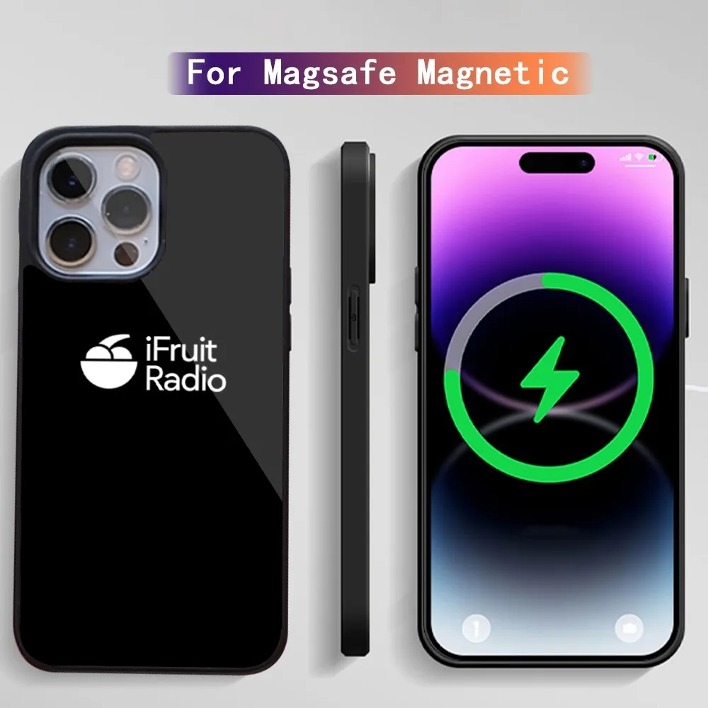 حافظة هاتف IFruit من GTA 5 لهاتف iPhone 15 14 13 12 11 Plus Pro Max Magsafe شحن لاسلكي مغناطيسي