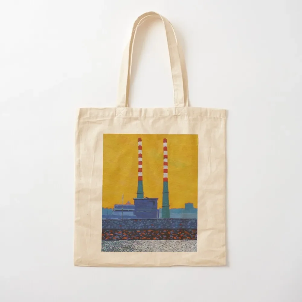 

The Poolbeg Chimneys (Dublin, Ireland) Tote Bag hand bag Women's bag handbag