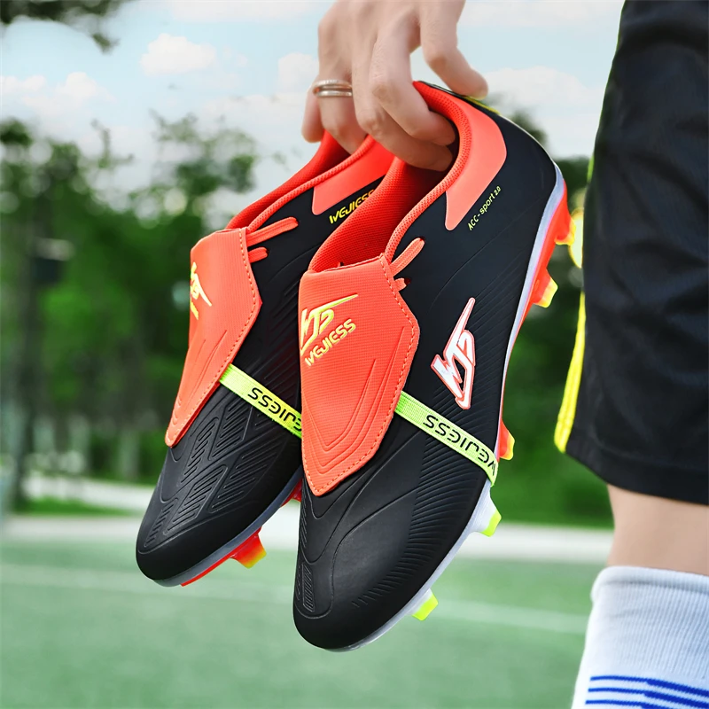 

Grass Football Shoes with Chopsticks And Long Nails Children's Football Shoes Rubber Nails Soccer Shoes Sports Footwear