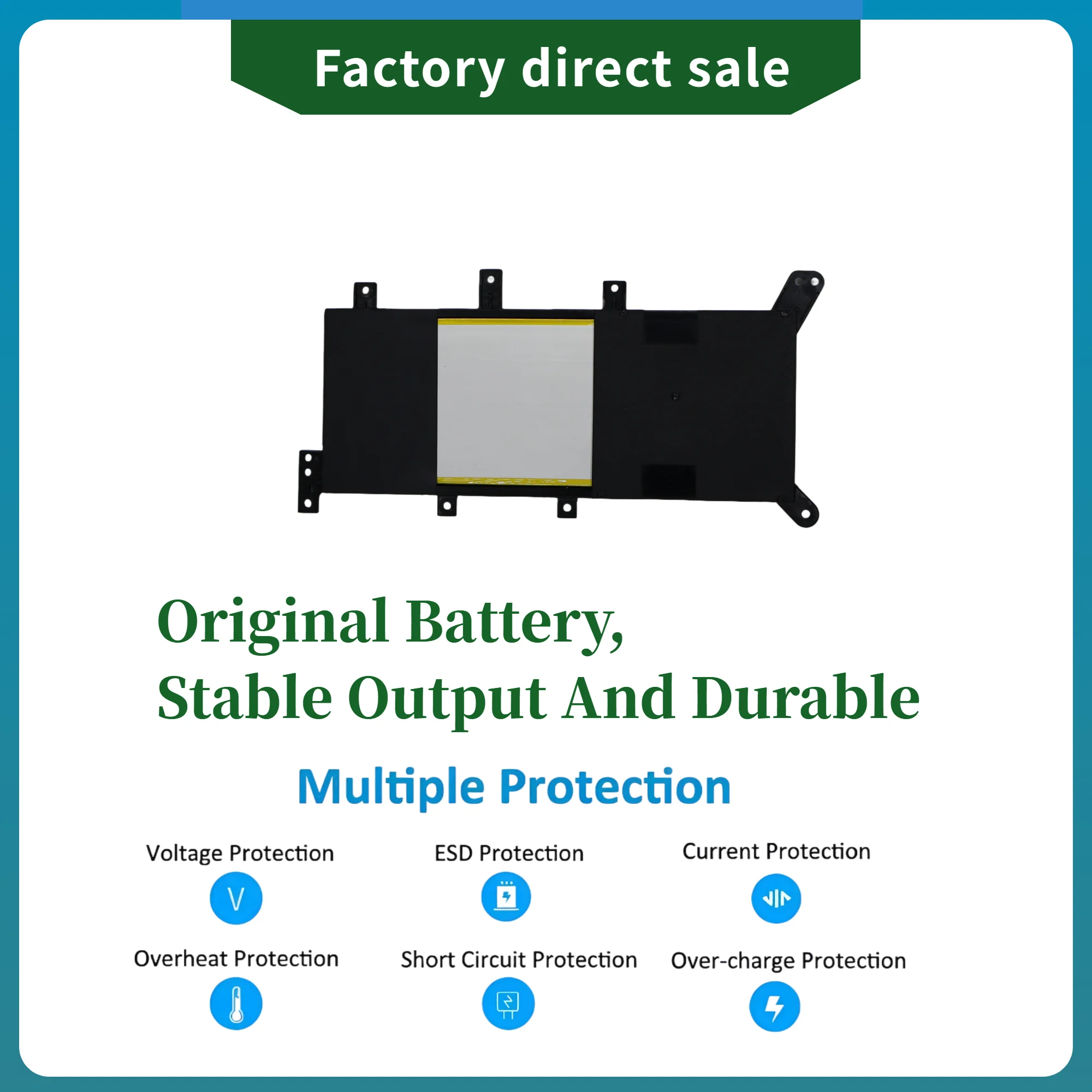 المصنع مباشرة! C21N1347 بطارية الكمبيوتر المحمول ل ASUS X554L X555 X555L X555LA X555LD X555LN X555MA 2ICP4/63/134