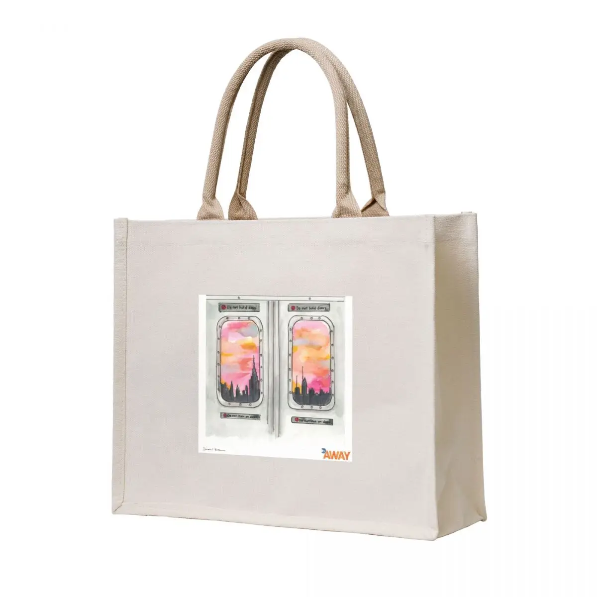 

Subway Bingo Sunset View Tote Bag tote bag tote bags aesthetic Women's handbag