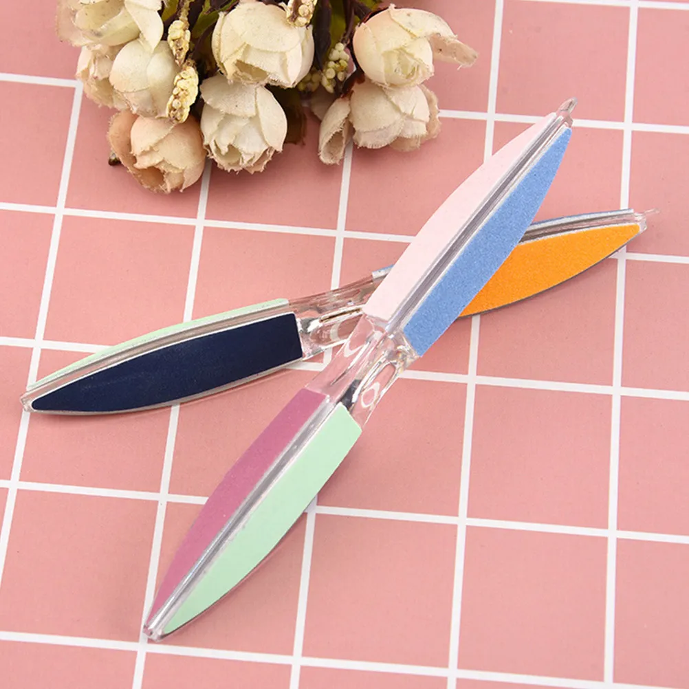 12pcs Compact Hexagonal Nail Files for Manicure Pedicure – Lightweight Nail Edge Filing & Surface Sanding